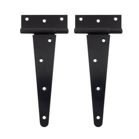 B0b12v41ct Hlmoptimo 8 Inch Heavy Duty T Hinge Gate Shed Barn Door Strap Black Rustproof 2-pack