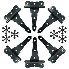 Hlmoptimo 4inch 4 Inch Strap Hinges - Heavy Duty Rustproof Classic Antique Shed D
