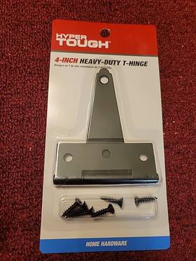 Home Hardware 945133512898 4 Inch Heavy Duty T Hinge Fence