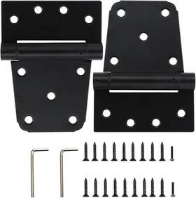 Home Master 445024729729 Hardware Self-closing Spring Gate Hinge 3-1/2 Inch Heavy Duty Automatic