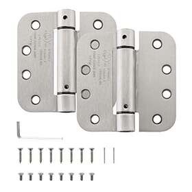 Home Master Hardware 842001111077 4 X Inch Adjustable Spring Door Hinge Self Closing H
