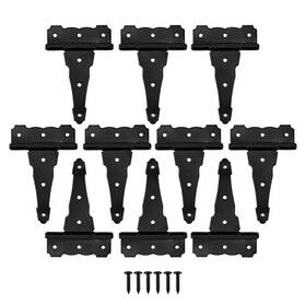 Home Master Hardware 842001150618 4 In Decorative T Strap Hinge Shed Storage Gate Barns Door Tee Hi