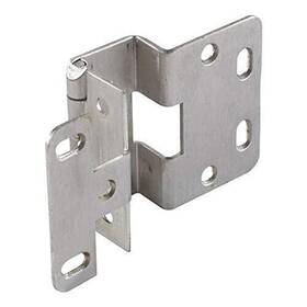 Home750 649862997228 Five-knuckle Hinge - 1 For 3/4 Inch Door Thickness Institutional Brushed