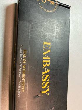 Homebuilders Hardware 846549003085 Embassy Door Hinge 5 X Solid Brass Matte Black With Urn Tips