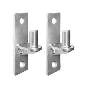 Hd-jlg38125b-2-1 Homydom 2 Pack Wall Mount Gate Hinges Heavy Duty Plate Outdoor Chain Li