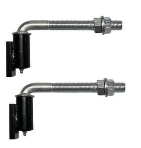 Lx-zjll19x194 Homydom Steel J-bolt Hinge Doors Gates 3/4 Inch Heavy-duty Welded Dr