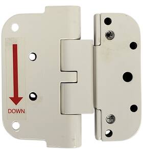 Mhal-a3535 Hoppe Industries New 3033932 Aluminum Rh F9010 Pure White Set Adjustable Swing Door Hinge