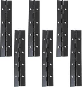 Zc202403052666 Hordion 8 Inch Piano Hinge Heavy Duty Black Continuous 0.04 Thickness Foldi 6pcs