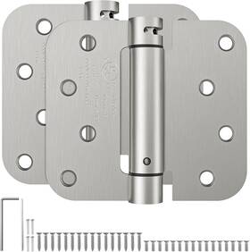 Hosom 445006886839 Self Closing Door Hinges Spring Loaded 4 Inch Adjustable Tension