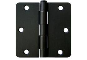4-sn-100 House Guard Hardware 3.5-1/4-sn-100 100 Satin Nickel 3.5 Inch X W 1/4 Radius Door Hinges Brushed Us15 3 1/2