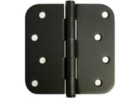 House Guard Hardware 700310256974 40 Pc Oil Rubbed Bronze 4 Inch X W 5/8 Radius Round Corner Door Hinges Exterior