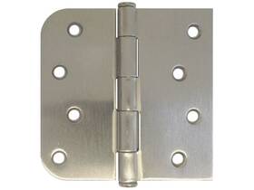House Guard Hardware 700310264313 18 Of 4 Inch Satin Nickel Door Hinges Square Straight X 5/8 Radius Round Corner