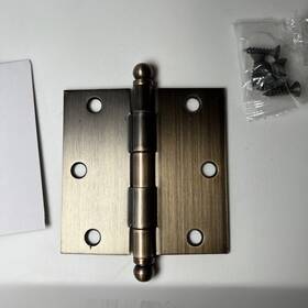 House Gurad Hardware 3.5-5/8-ab 8 Nostalgic Warehouse Antique Brass 3.5 Inch X W 5/8 Door Hinge Interior Ball