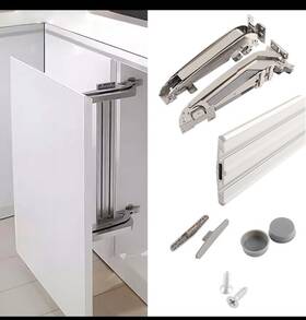 Bd-01 Howhy Lateral Opening Door Hinge Set Load-bearing 15.4lb Heavy Duty 180 Parall