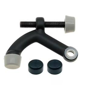 Idh By St. Simons 313044935987 Solid Brass Hinge Pin Door Stop In Matte Black