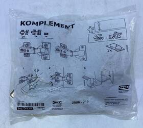 302.145.04 Ikea Komplement Soft Close Hinge For Pax 4-pieces