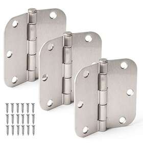 Ilyapa 688941047225 6 Pack Brushed Nickel Door Hinges For Doors 3.5 X Inch Interior Sa