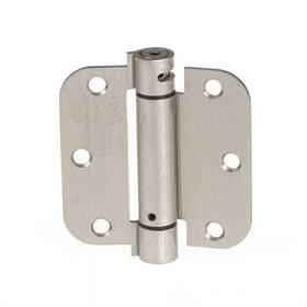 Ilyapa 840013408345 Self Closing Door Hinges 2 Pack Satin Nickel Mortise Spring Hinge - 3.5 X 3