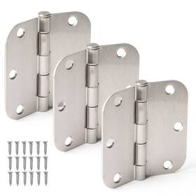 Ilyapa 840013433651 36 Pack Brushed Nickel Door Hinges For Doors 3.5 X Inch Interior