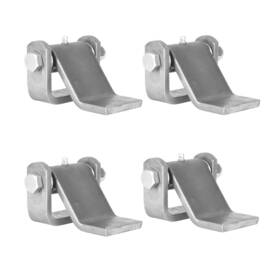 Ilyapa 840013434801 5 Inch Greasable Weldable Strap Hinges 4 Pack For Trailer Dump Ramp Lawn