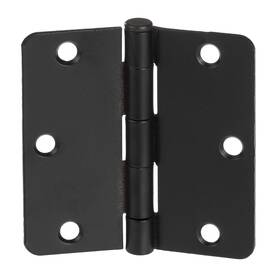 Il-dh35-.25-bk18 Ilyapa 18 Pack Matte Black Hinges For Doors 3.5 X Inch Interior Door H