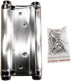 Inc. 445009346354 Double Acting Spring Hinge Stainless Steel 6 Inch 2 Pack