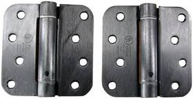Inc. 445033442466 Adjustable Spring Hinges 4 Inch With 5/8 Radius In Oil Rubbed Bronze Self
