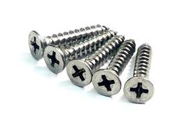 Inc. 445045283286 Stainless Steel Screws 9 X 1 Inch For Door Hinges - 24 Pack Highly Rust Resist