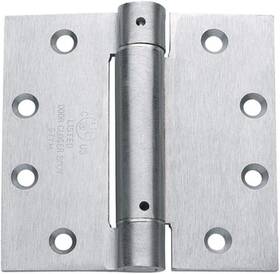 S4545-sq-us26d  Inc. 4.5 Inch Square Adjustable Commercial Spring Hinges - Self-closing Door Mount