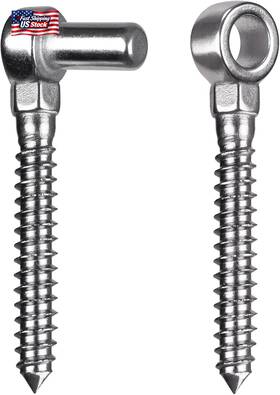 Insaga 445046721787 Gate Hinges 304 Stainless Steel Wood Hinge M12 Hook And Eye Parti