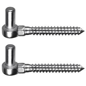 Inps-001-2 Insaga One-piece Molding Chain Link Lag Screw Hinge 304 Stainless Steel Post Side W