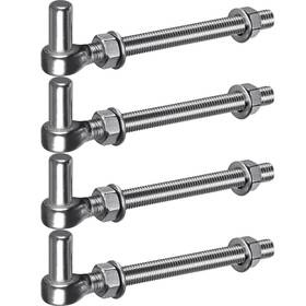 Inps-010-4 Insaga J Bolt Gate Hinge 304 Stainless Steel Farm Hinges M16 X 8ftft