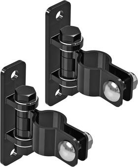 Inps-b-1-p1 Insaga Gate Hinges Heavy Duty Carbon Steel Chain Link Fence Parts Electroplated Finish
