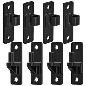 Inps-b-2-p4 Insaga Heavy Duty Gate Hinges 4-pack Steel 600lb Capacity 6mm For Farm Fences
