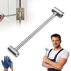65289 Intotal A 14mm-19mm） Door Hinge Adjustment Tool Hinges Gap Adjusting Wrench Repair