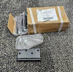 16520 Ipl Qty 24 4 Inch Square Corner Matte Black Butt Door Hinge