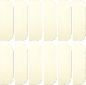 41256-hrwpd-12 Itrolle 12pcs 3.5 Inch Hinge Repair Kit - Wooden Door Hole Cover And Filler Plates