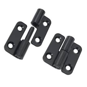 42678-hloh-l-2 Itrolle 2 Pcs 1.5 Inch Left Hand Lift Off Hinges Stainless Steel Flag Hinge Black