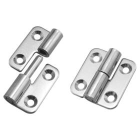 Itrolle 729388723836 Lift-off Hinge 2pcs 1.5inch Right Handedness Mini 304 Stainless Steel Lift Of
