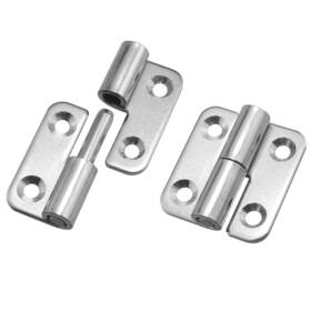 Itrolle 729388723843 Lift-off Hinge 2pcs 1.5inch Left Handedness Mini 304 Stainless Steel Lift Off