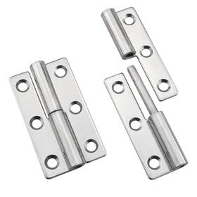 Itrolle 740866414008 2pcs 64 X 36 2mm Left Side Lift Off Hinge Detachable Slip Joint Hinges Deta