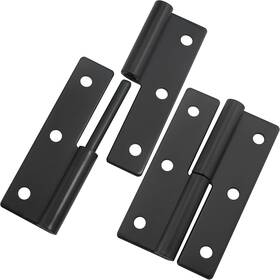 Hhlsdsjf-l-b2 Itrolle Lift-off Hinge 2pcs 2.5inch /62mm Black Left Handedness Mini 304 Stainle