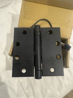 5gh.11993 Ives 5hg.11993 Concealed Electric Power Transfer Hinge 4.5x4.5 Us26d