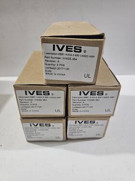 Hinge.364 Ives Door Hinge 5 Boxes Of 3 Pack Satin Stainless 630 4.5 Inch X 5bb1