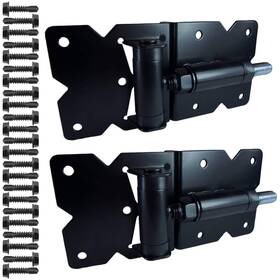 Jake Sales 840129210276 Vinyl Gate Hinges Black - For Pvc Or Plastic Fencing. Fence