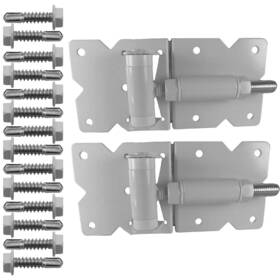 Jake Sales 840129210283 Vinyl Gate Hinges White For Pvc Or Plastic Fencing. Fence Hinge