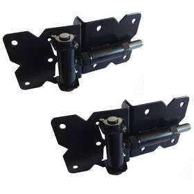 Jake Sales 840129210450 Black Stainless Steel Self Closing Vinyl Gate Hinges For Pvc Fencing