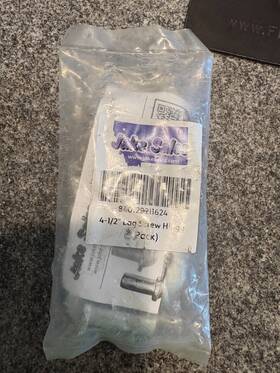 Jake Sales 840129211624 4-1/2 Lag Screw Hinge - 5/8 Pin 2 Pack