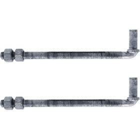 Jake Sales 840129212959 J-bolt Post Hinge 10 Inch - Bolts Thru The Includes Nuts Hing