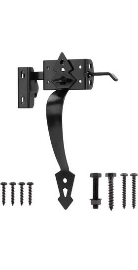 Gl-009 Jiahoo Gate Thumb Latch Hardware Kit / Black